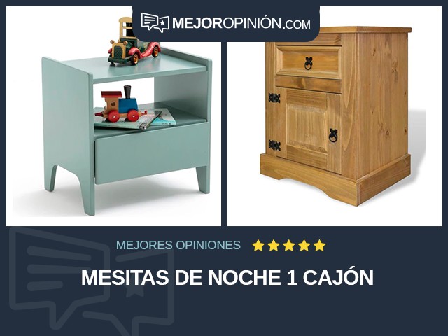 Mesitas de noche 1 cajón