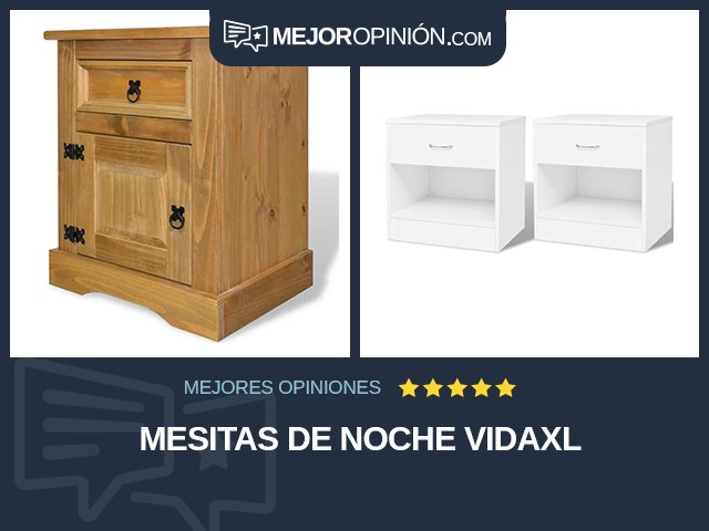 Mesitas de noche vidaXL