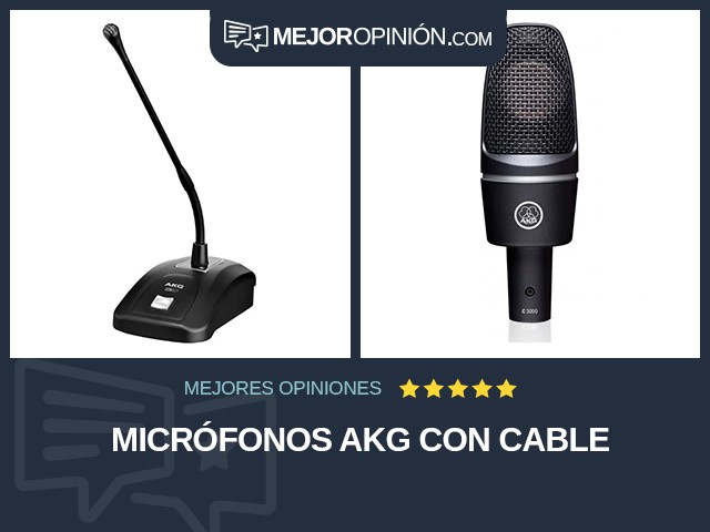 Micrófonos AKG Con cable