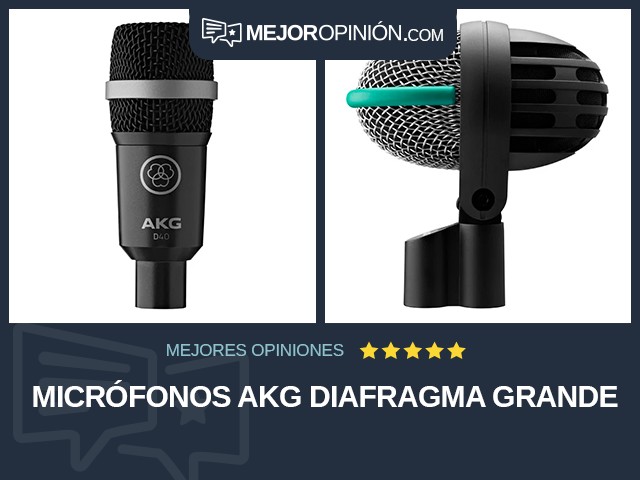 Micrófonos AKG Diafragma grande