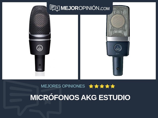 Micrófonos AKG Estudio