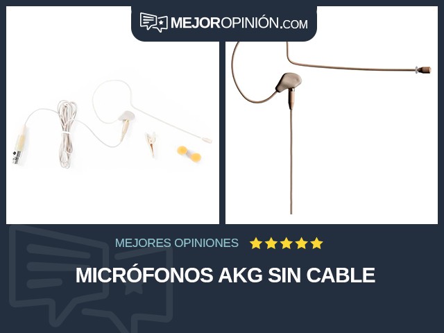 Micrófonos AKG Sin cable