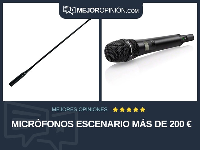 Micrófonos Escenario Más de 200 €