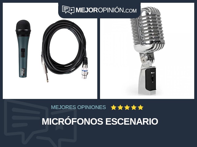 Micrófonos Escenario