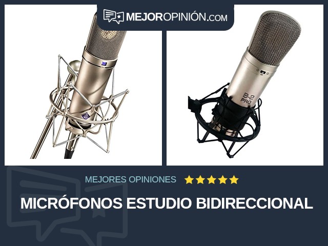 Micrófonos Estudio Bidireccional