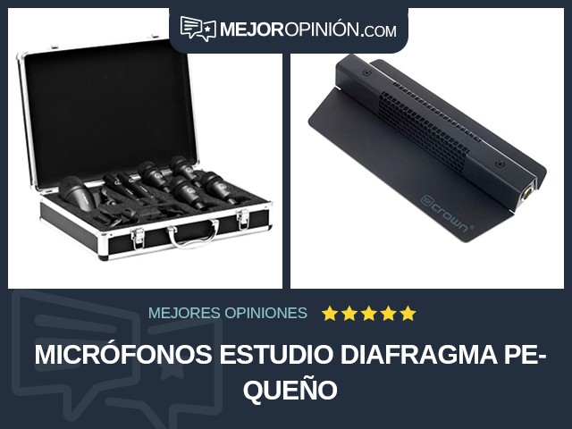 Micrófonos Estudio Diafragma pequeño