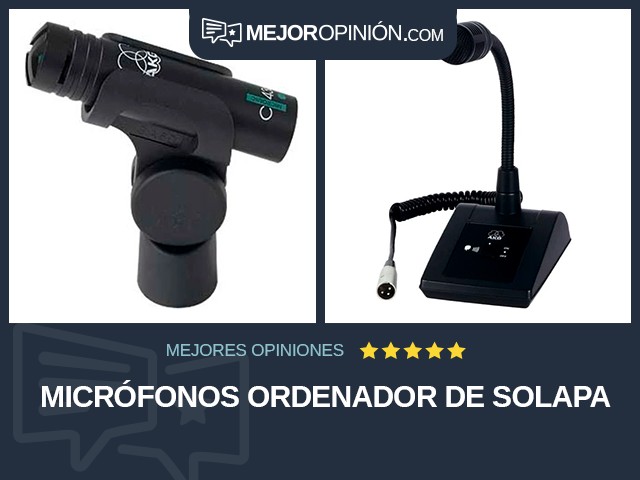 Micrófonos Ordenador De solapa