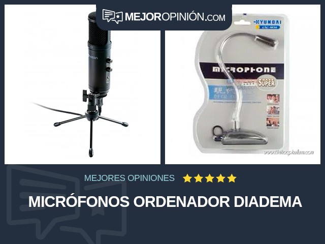 Micrófonos Ordenador Diadema