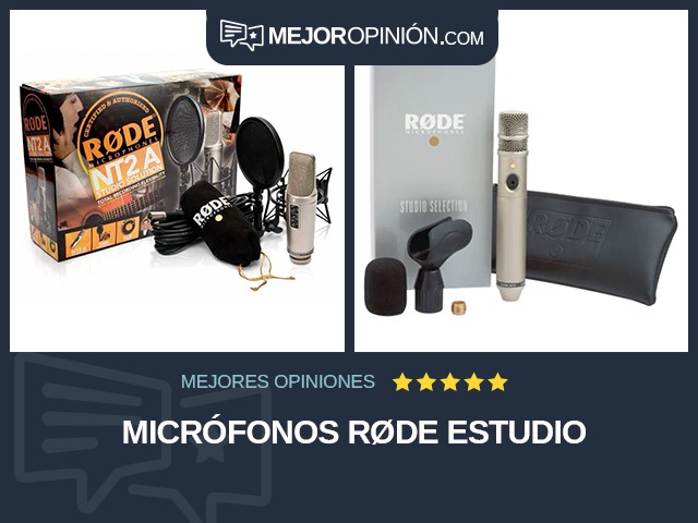 Micrófonos RØDE Estudio