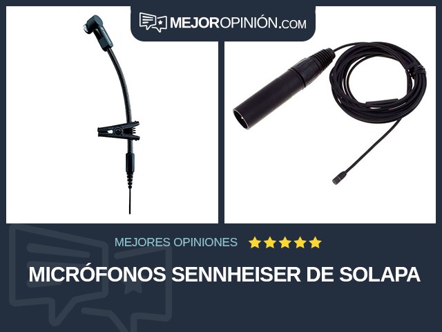 Micrófonos Sennheiser De solapa