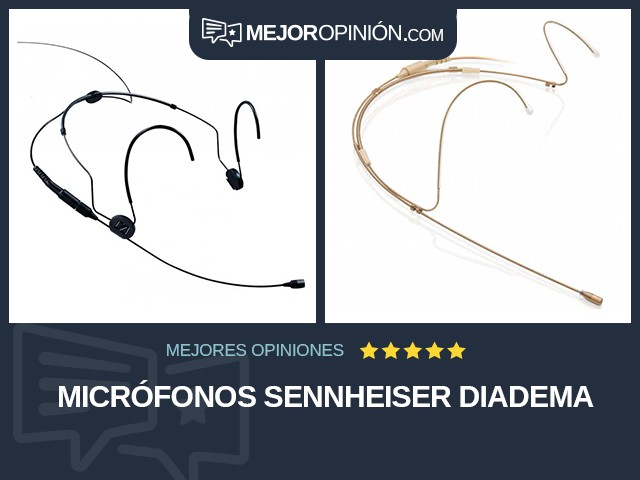 Micrófonos Sennheiser Diadema