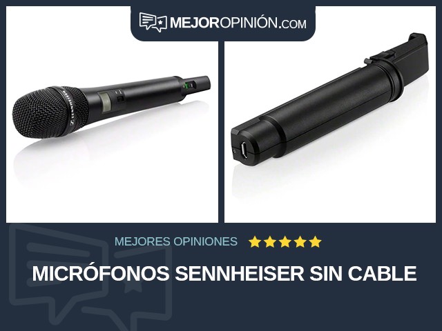 Micrófonos Sennheiser Sin cable