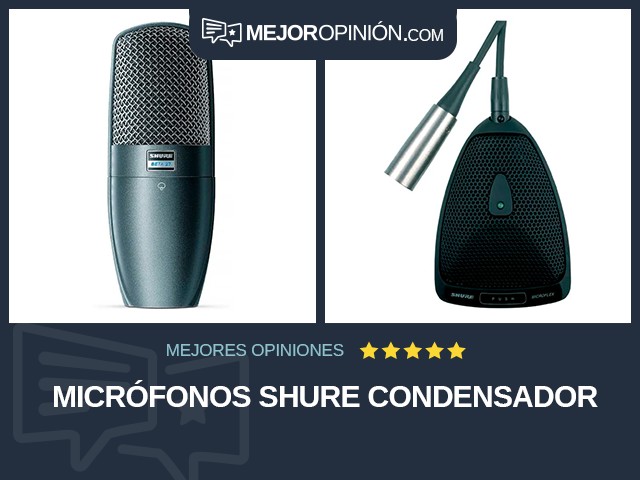 Micrófonos Shure Condensador