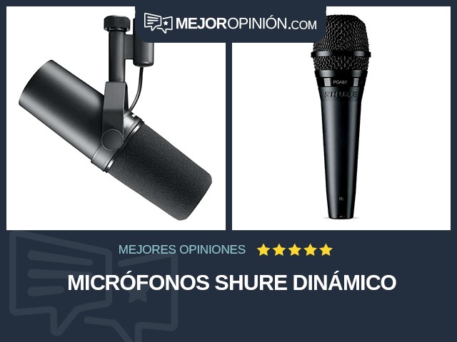Micrófonos Shure Dinámico