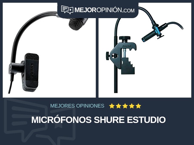 Micrófonos Shure Estudio