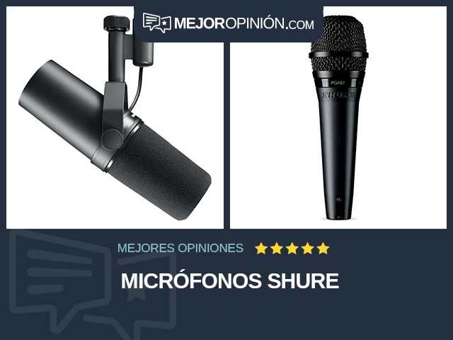 Micrófonos Shure
