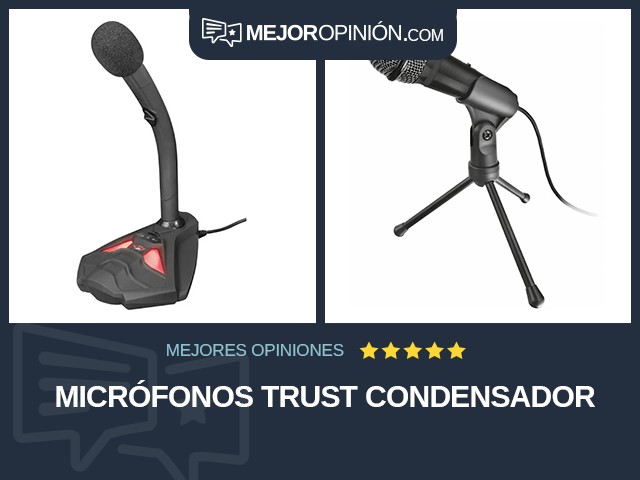 Micrófonos Trust Condensador