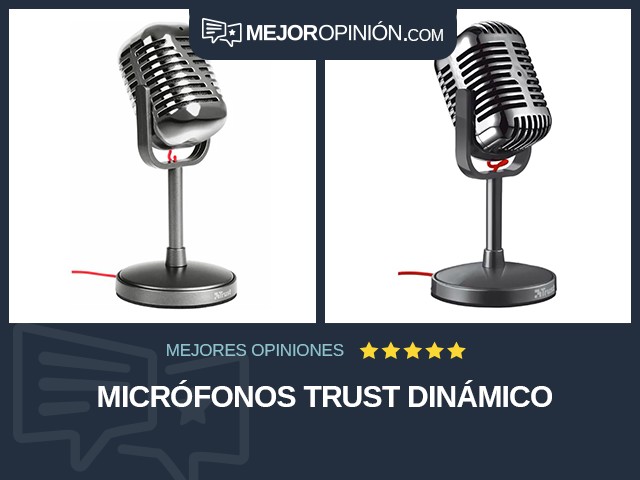 Micrófonos Trust Dinámico