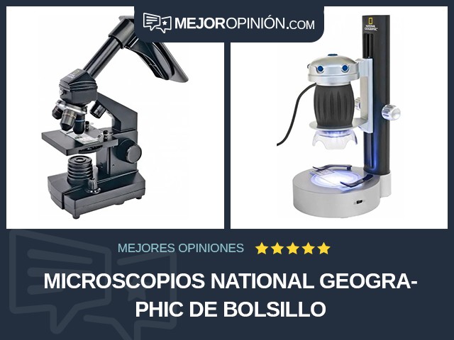 Microscopios National Geographic De bolsillo