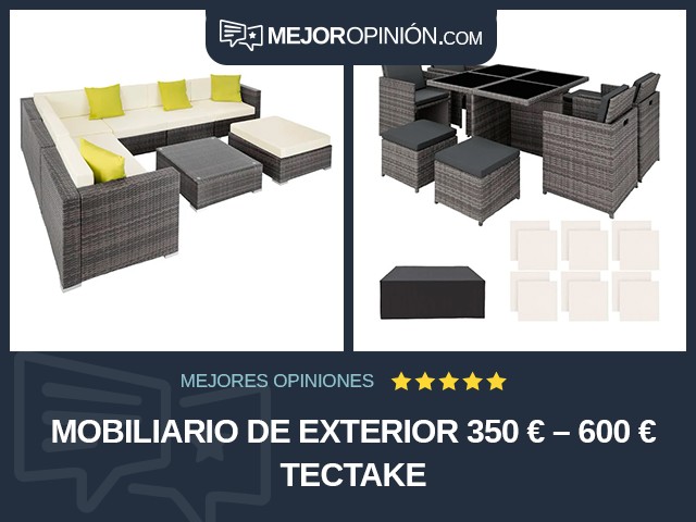 Mobiliario de exterior 350 € – 600 € TecTake