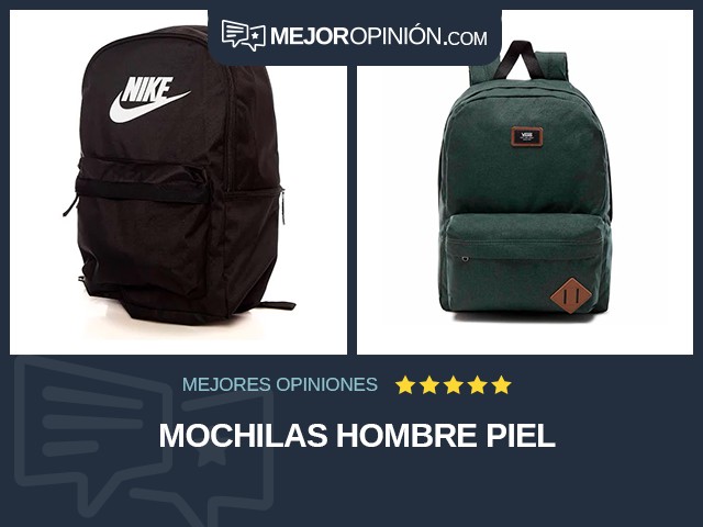 Mochilas Hombre Piel