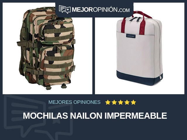 Mochilas Nailon Impermeable
