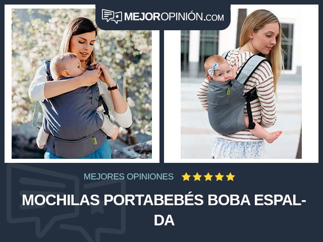 Mochilas portabebés Boba Espalda