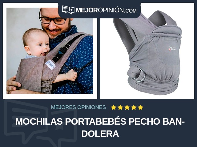 Mochilas portabebés Pecho Bandolera