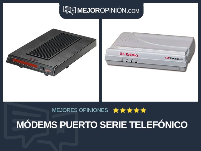 Módems Puerto serie Telefónico