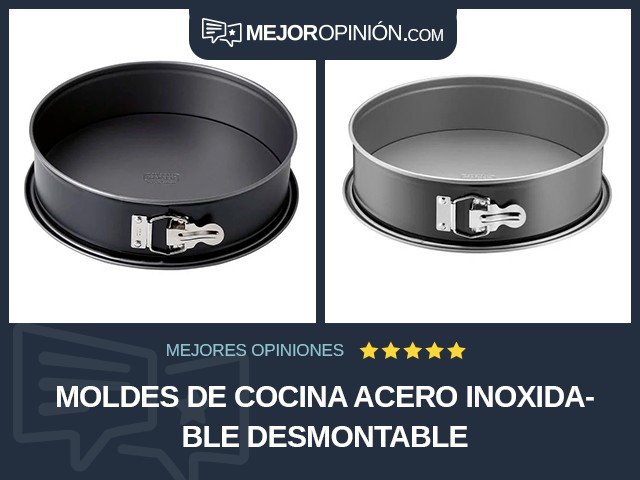 Moldes de cocina Acero inoxidable Desmontable