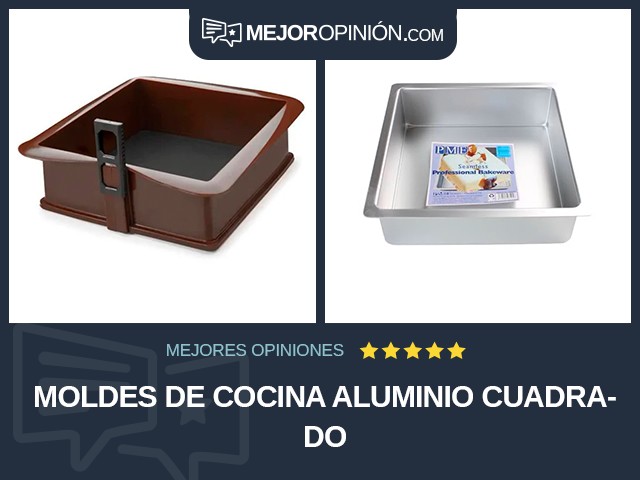 Moldes de cocina Aluminio Cuadrado