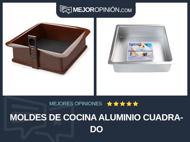 Moldes de cocina Aluminio Cuadrado