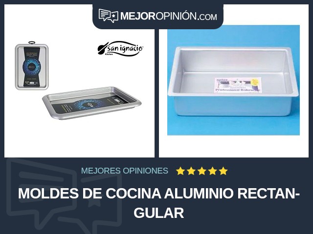 Moldes de cocina Aluminio Rectangular