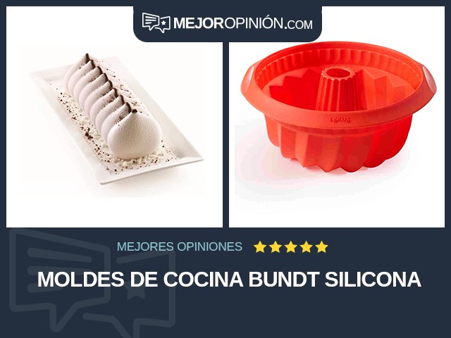 Moldes de cocina Bundt Silicona