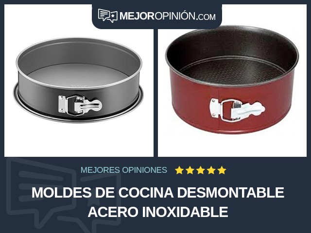 Moldes de cocina Desmontable Acero inoxidable