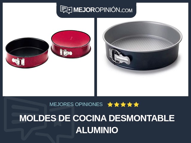 Moldes de cocina Desmontable Aluminio