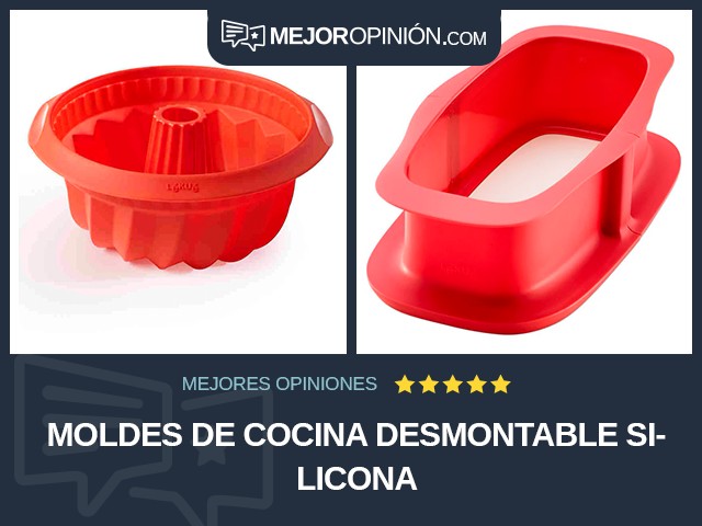 Moldes de cocina Desmontable Silicona