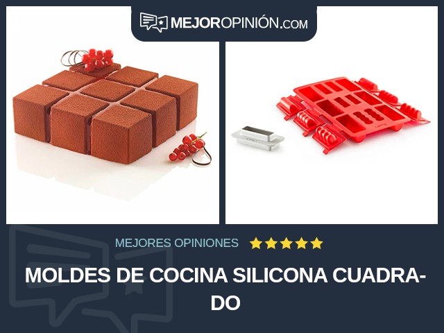 Moldes de cocina Silicona Cuadrado