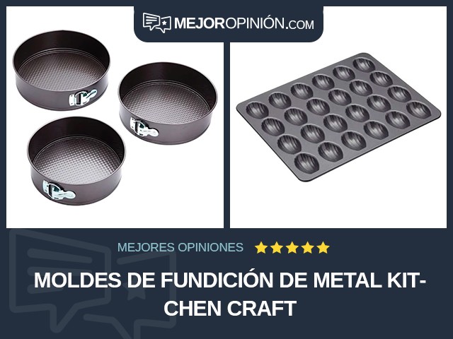 Moldes de fundición de metal Kitchen Craft