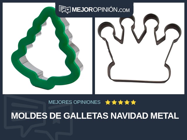 Moldes de galletas Navidad Metal