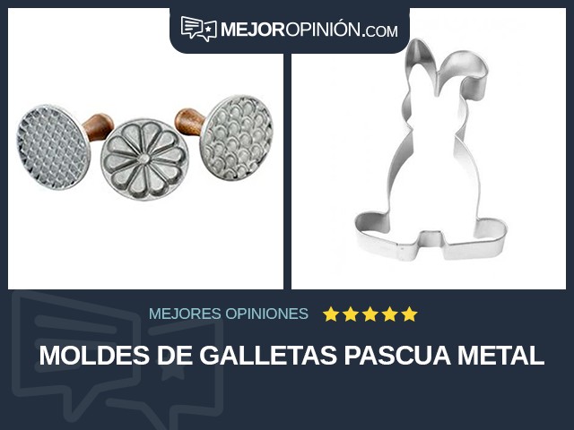 Moldes de galletas Pascua Metal