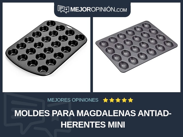 Moldes para magdalenas Antiadherentes Mini