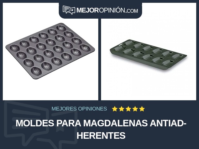 Moldes para magdalenas Antiadherentes