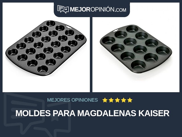 Moldes para magdalenas Kaiser