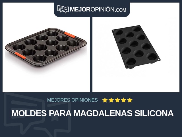 Moldes para magdalenas Silicona