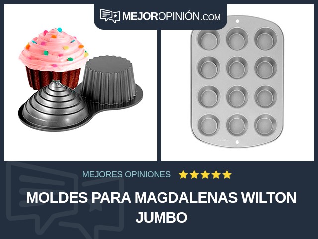 Moldes para magdalenas Wilton Jumbo