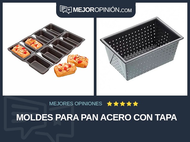 Moldes para pan Acero Con tapa