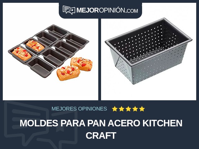 Moldes para pan Acero Kitchen Craft