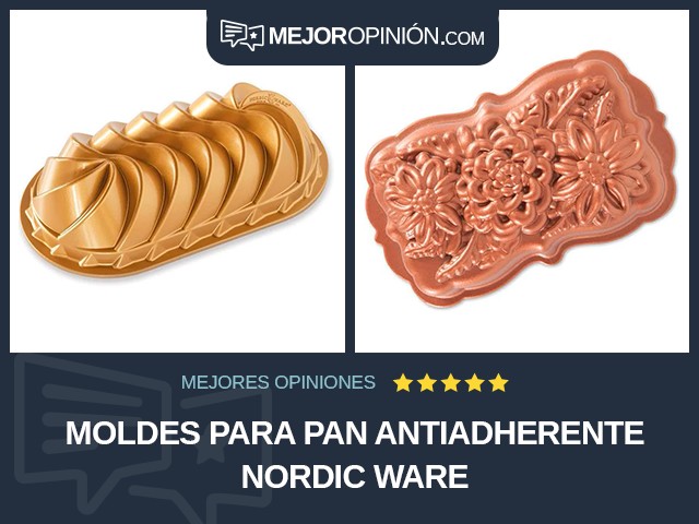Moldes para pan Antiadherente Nordic Ware