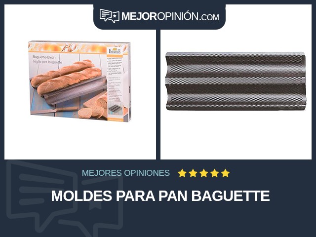 Moldes para pan Baguette